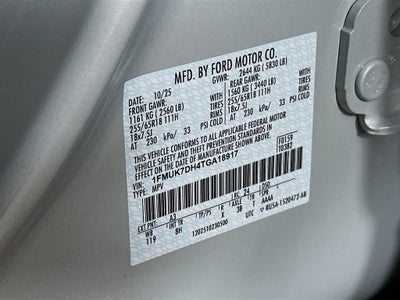 2026 Ford Explorer Active w/100A Pkg