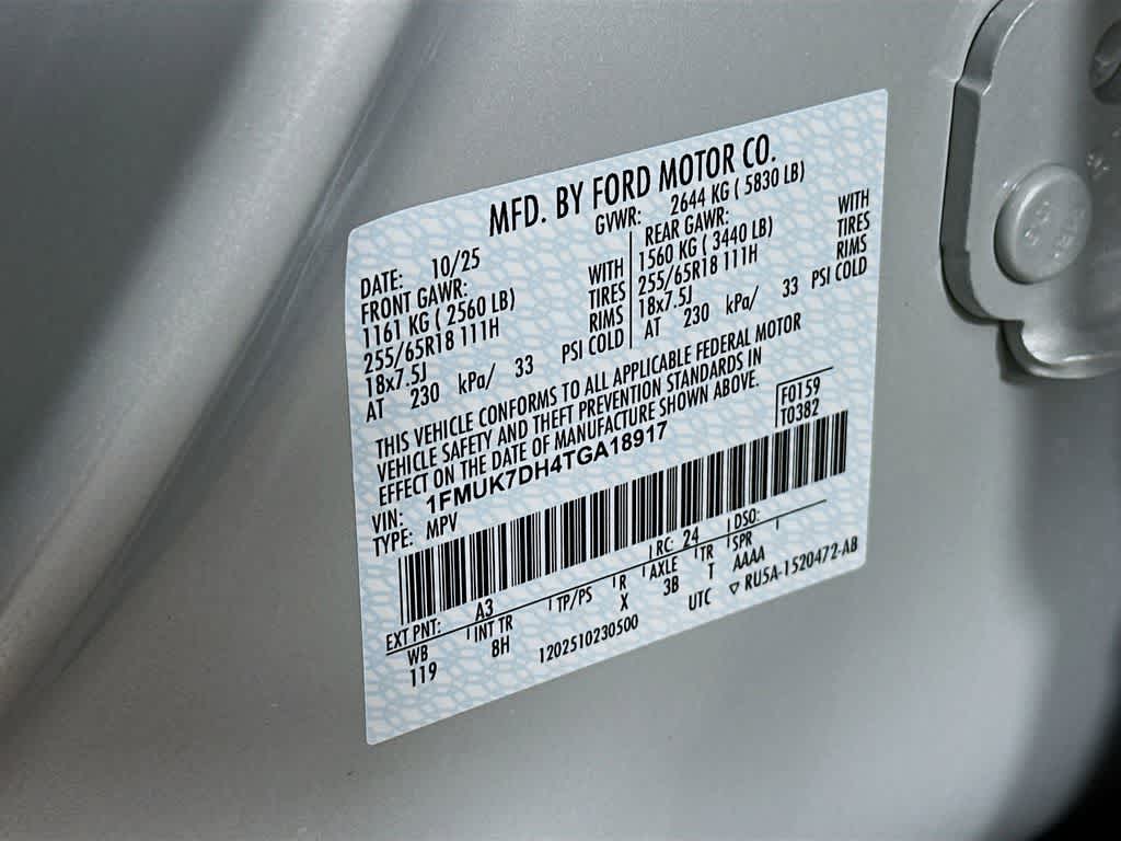 2026 Ford Explorer Active w/100A Pkg