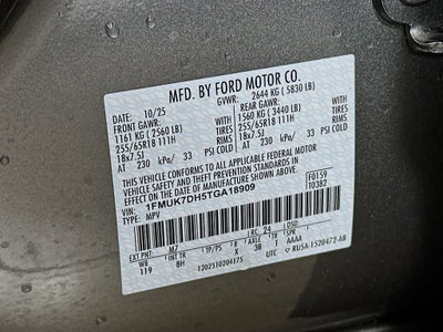 2026 Ford Explorer Active w/100A Pkg