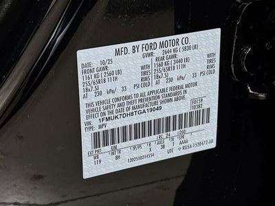 2026 Ford Explorer Active w/100A Pkg