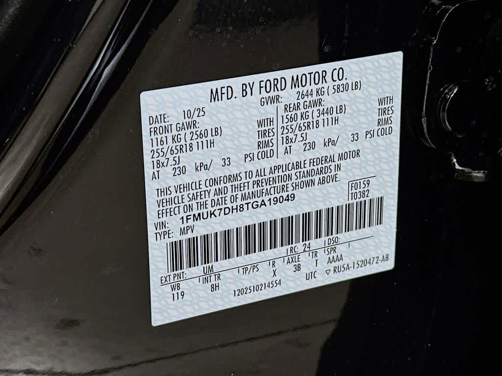 2026 Ford Explorer Active w/100A Pkg