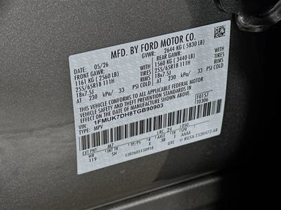 2026 Ford Explorer Active w/200A Pkg