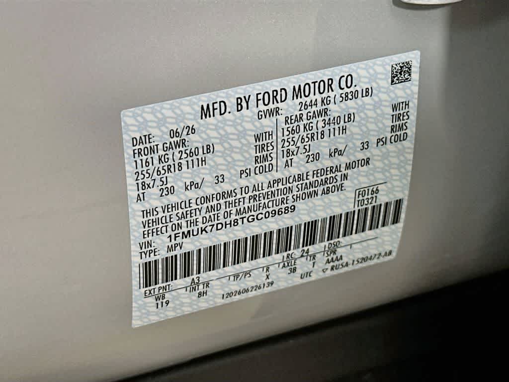 2026 Ford Explorer Active w/200A Pkg
