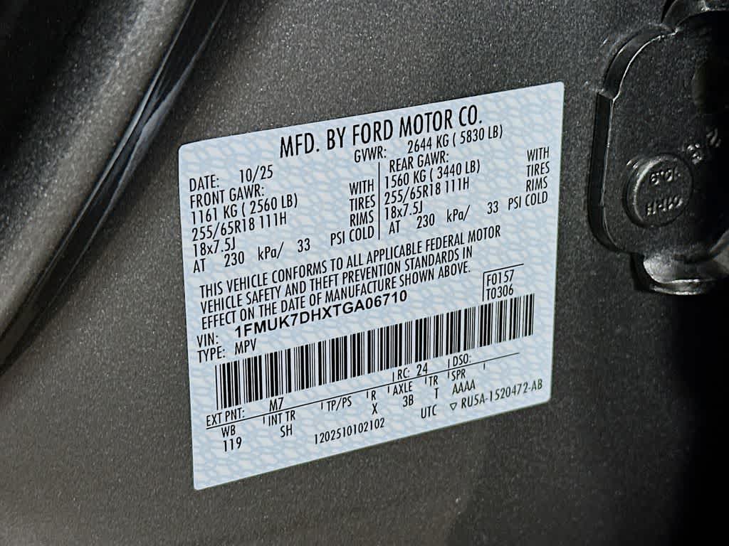 2026 Ford Explorer Active w/100A Pkg