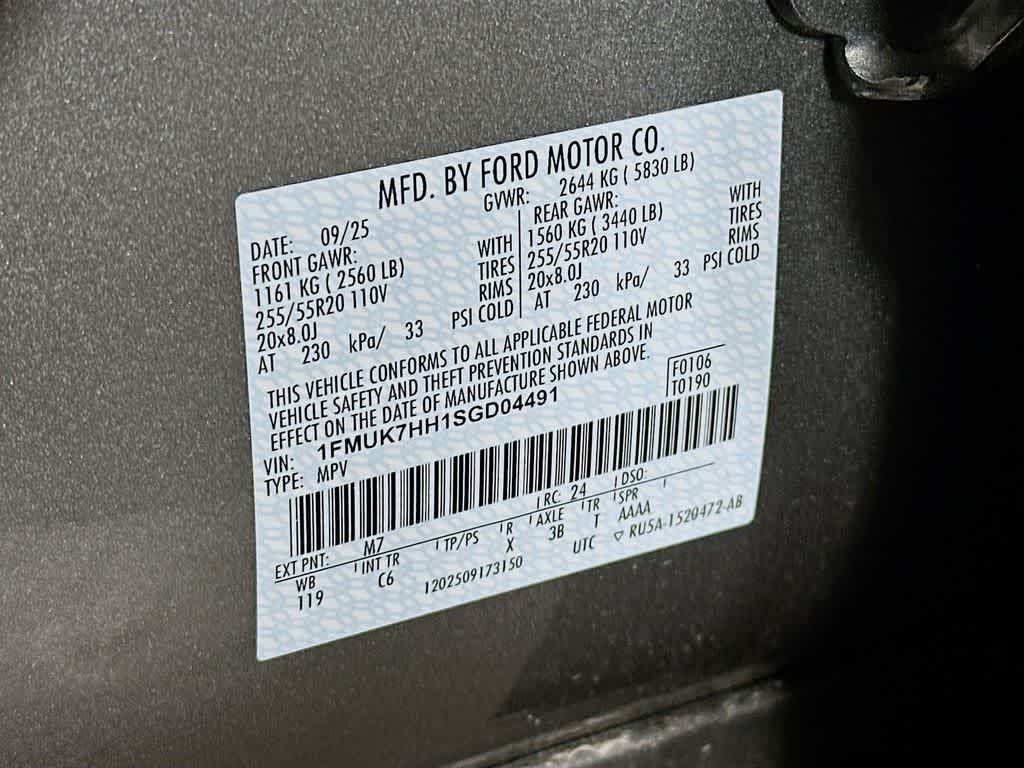 2025 Ford Explorer Platinum