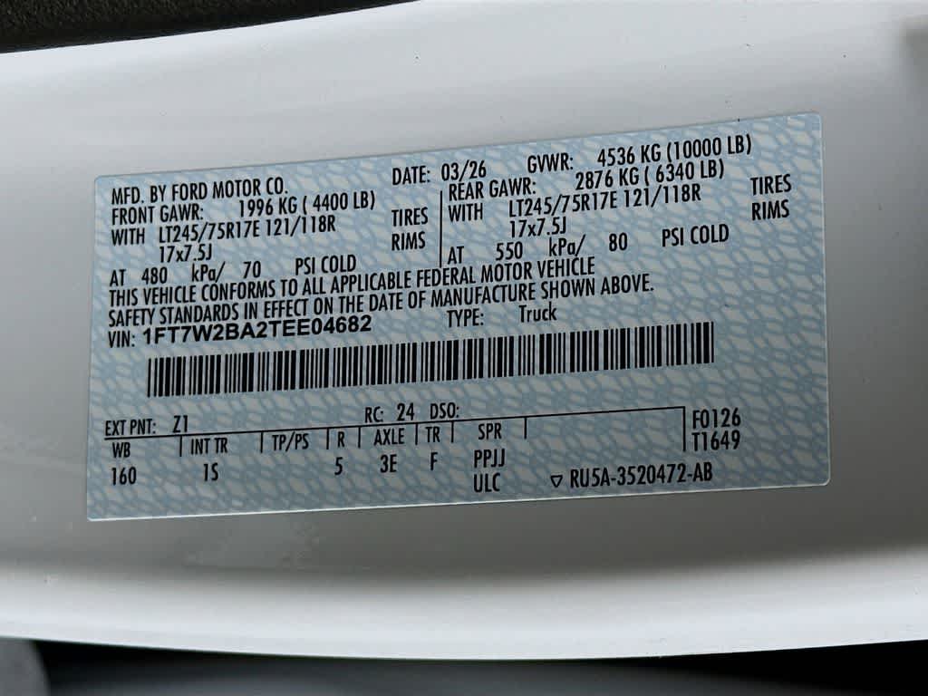 2026 Ford Super Duty F-250 SRW F-250® XL