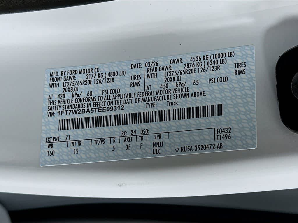 2026 Ford Super Duty F-250 SRW F-250® XL