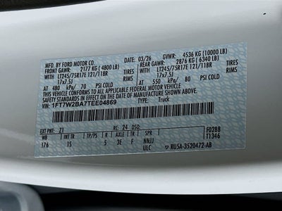 2026 Ford Super Duty F-250 SRW F-250® XL