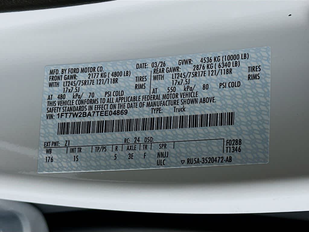 2026 Ford Super Duty F-250 SRW F-250® XL