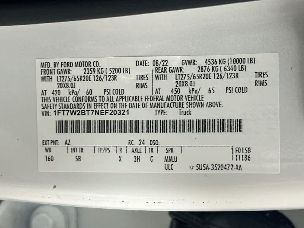 2022 Ford Super Duty F-250 SRW LARIAT