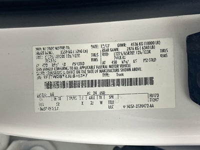 2018 Ford Super Duty F-250 SRW LARIAT