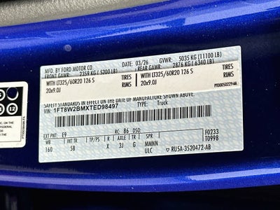 2026 Ford Super Duty F-250 SRW LARIAT