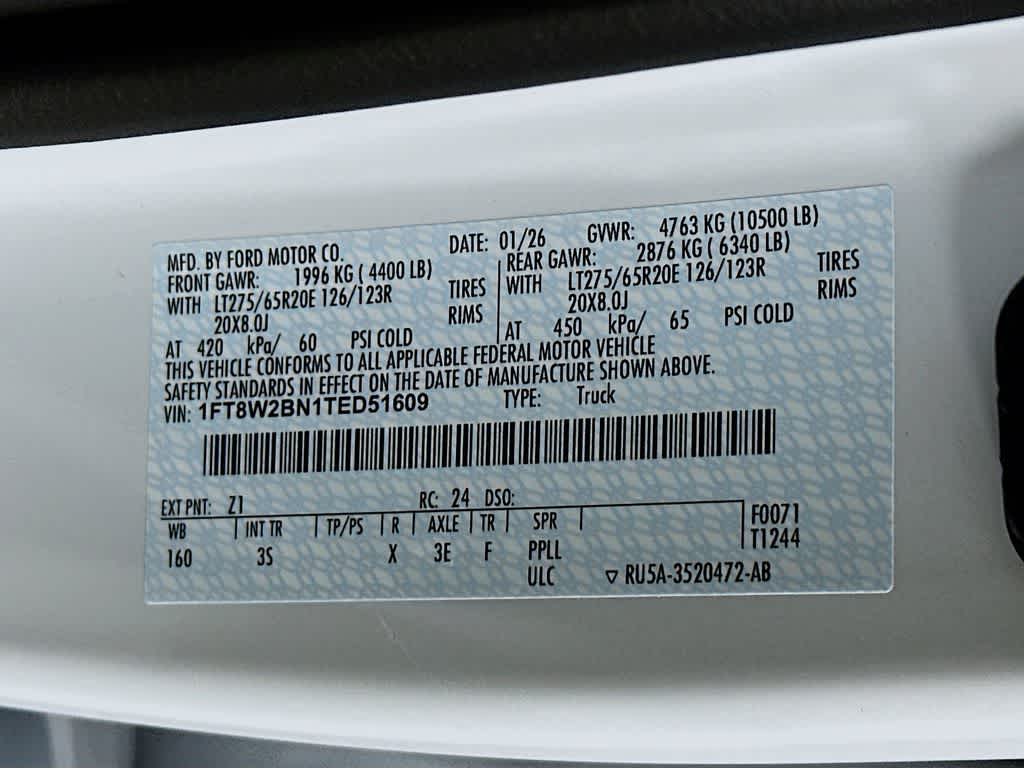 2026 Ford Super Duty F-250 SRW F-250® XLT