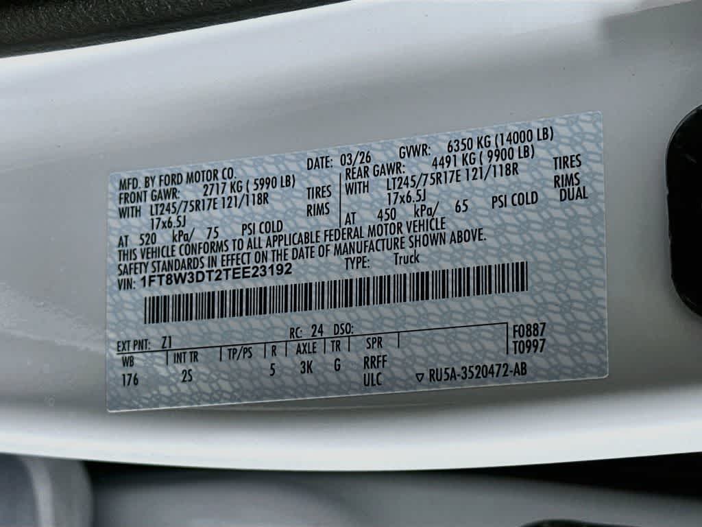 2026 Ford Super Duty F-350 DRW Pickup XLT