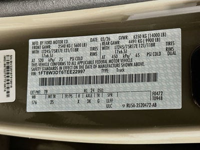 2026 Ford Super Duty F-350 DRW Pickup XLT