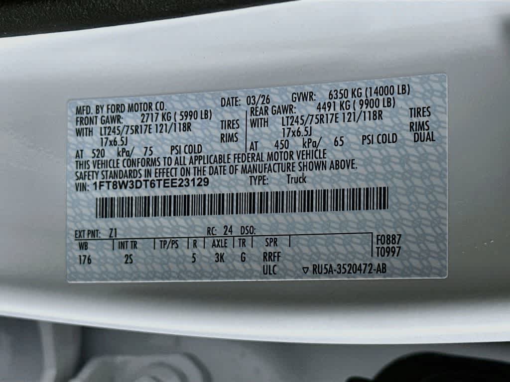 2026 Ford Super Duty F-350 DRW Pickup XLT