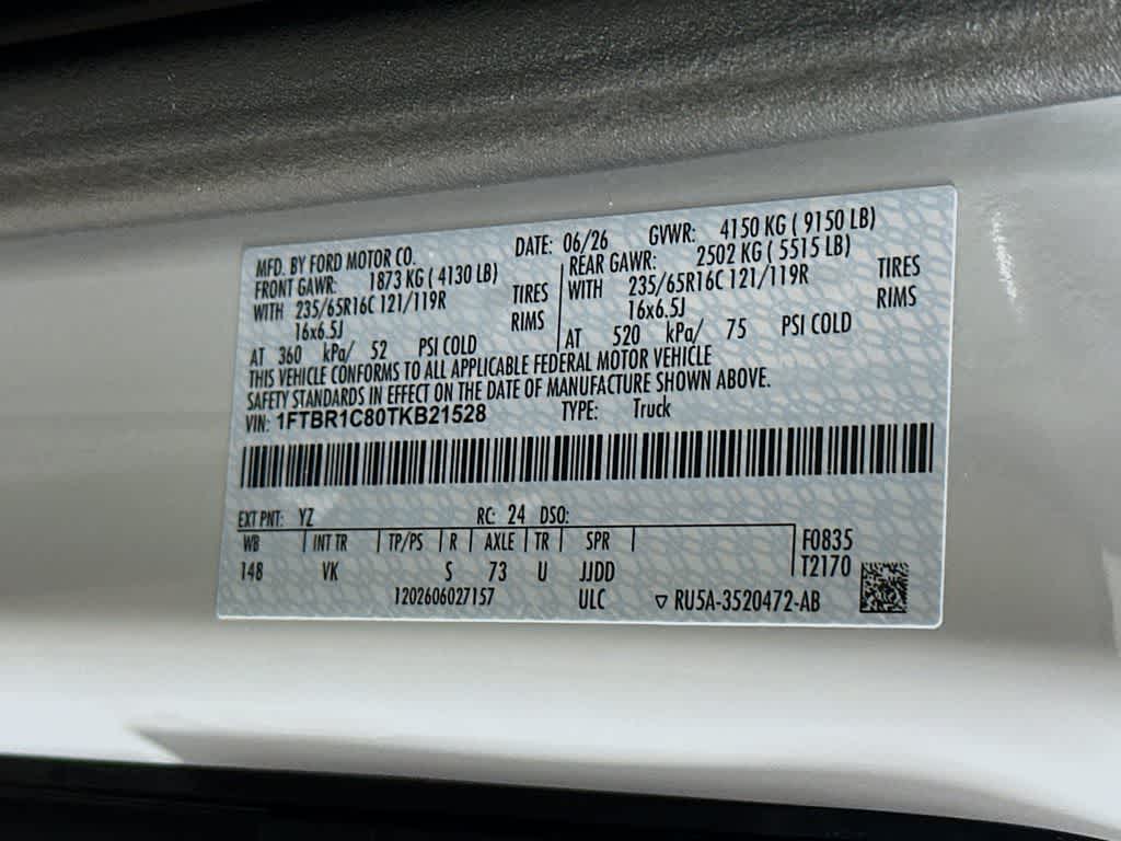 2026 Ford Transit Cargo Van Cargo Van