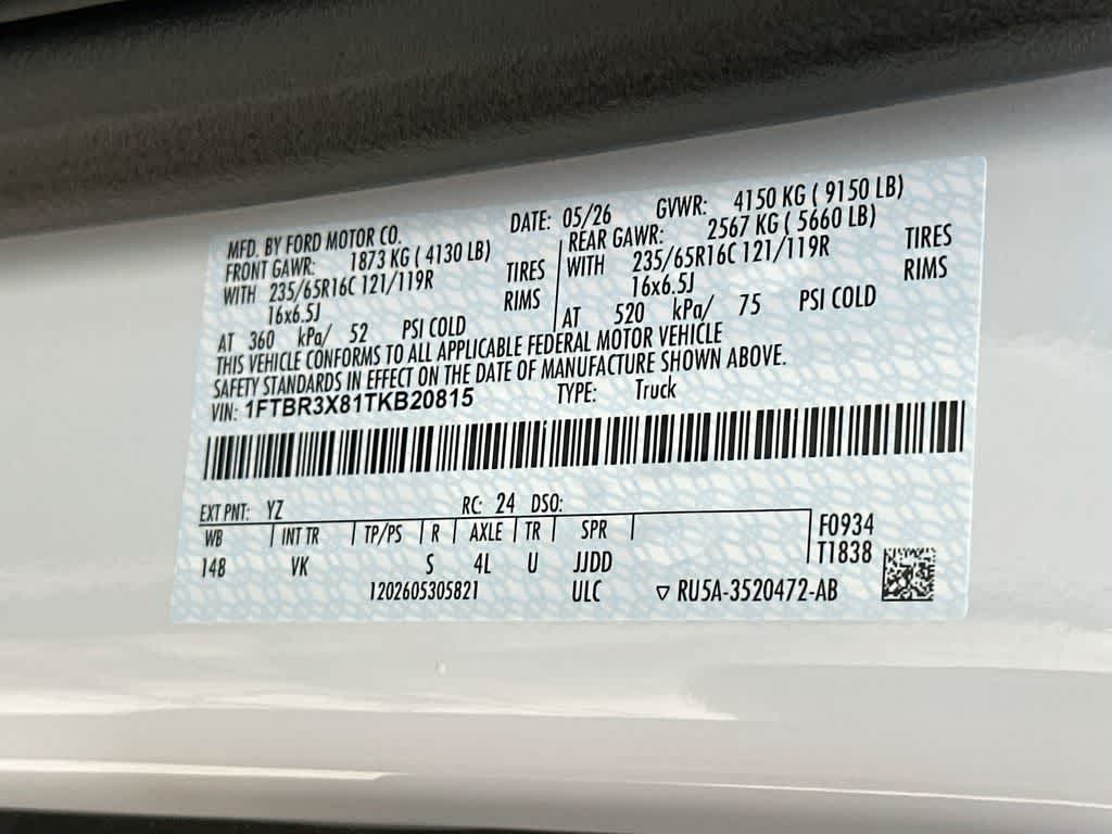 2026 Ford Transit Cargo Van Cargo Van