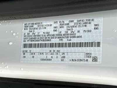 2026 Ford Transit Cargo Van Cargo Van