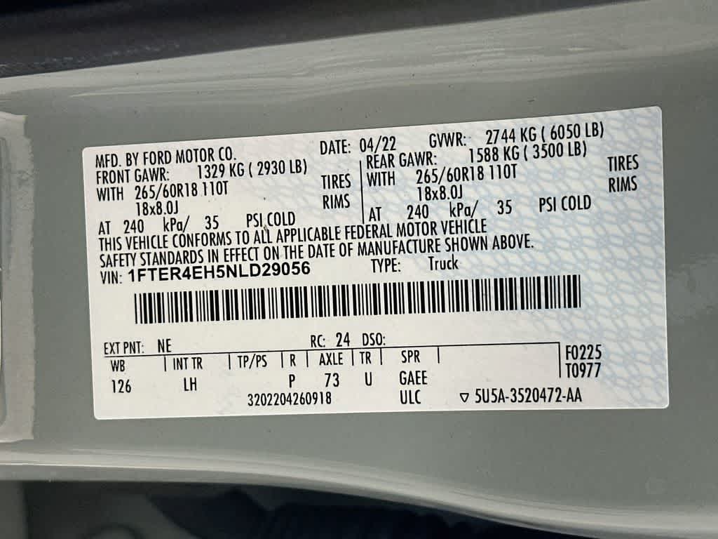 2022 Ford Ranger XLT