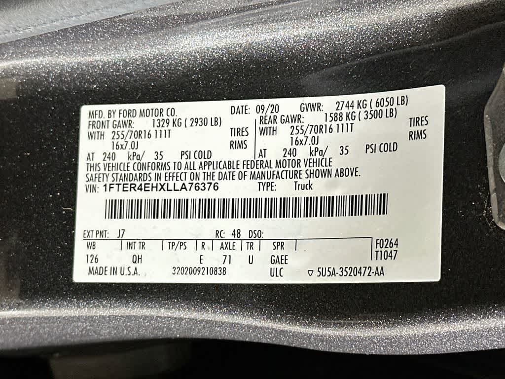 2020 Ford Ranger XL
