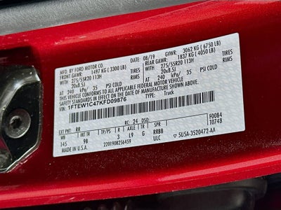 2019 Ford F-150 Platinum