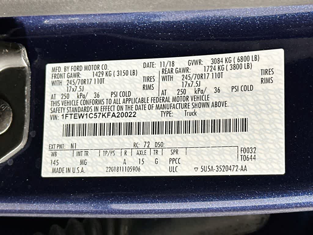 2019 Ford F-150 XLT