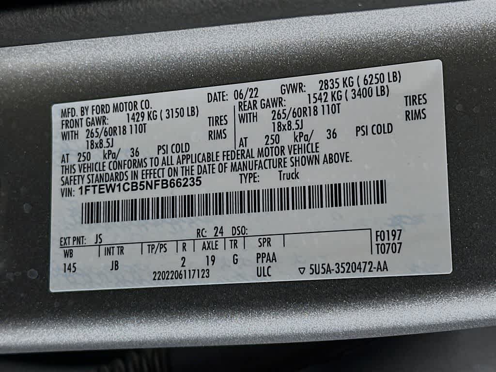2022 Ford F-150 XL