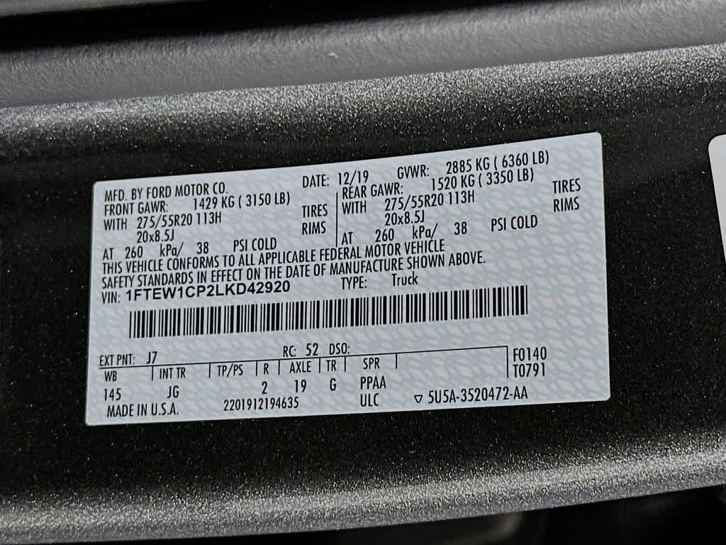 2020 Ford F-150 XL
