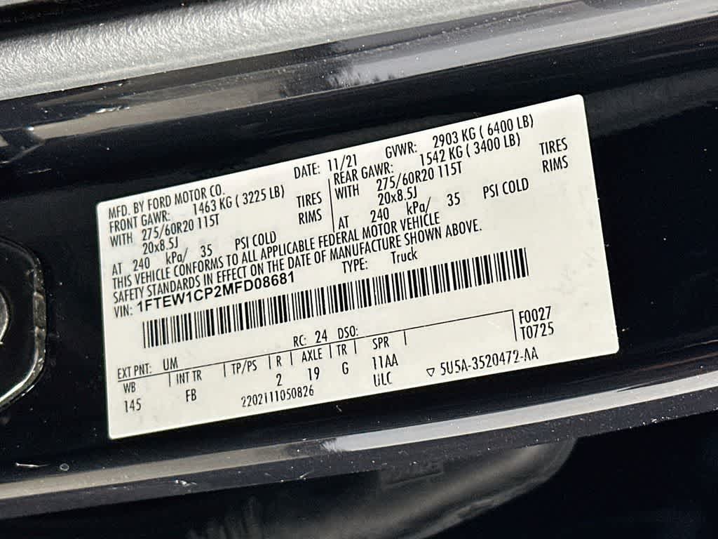 2021 Ford F-150 XLT