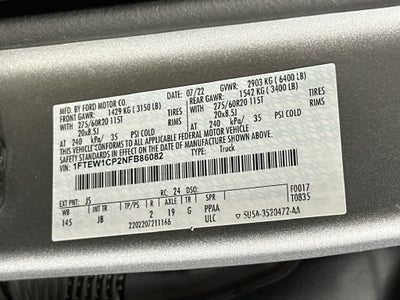 2022 Ford F-150 XL