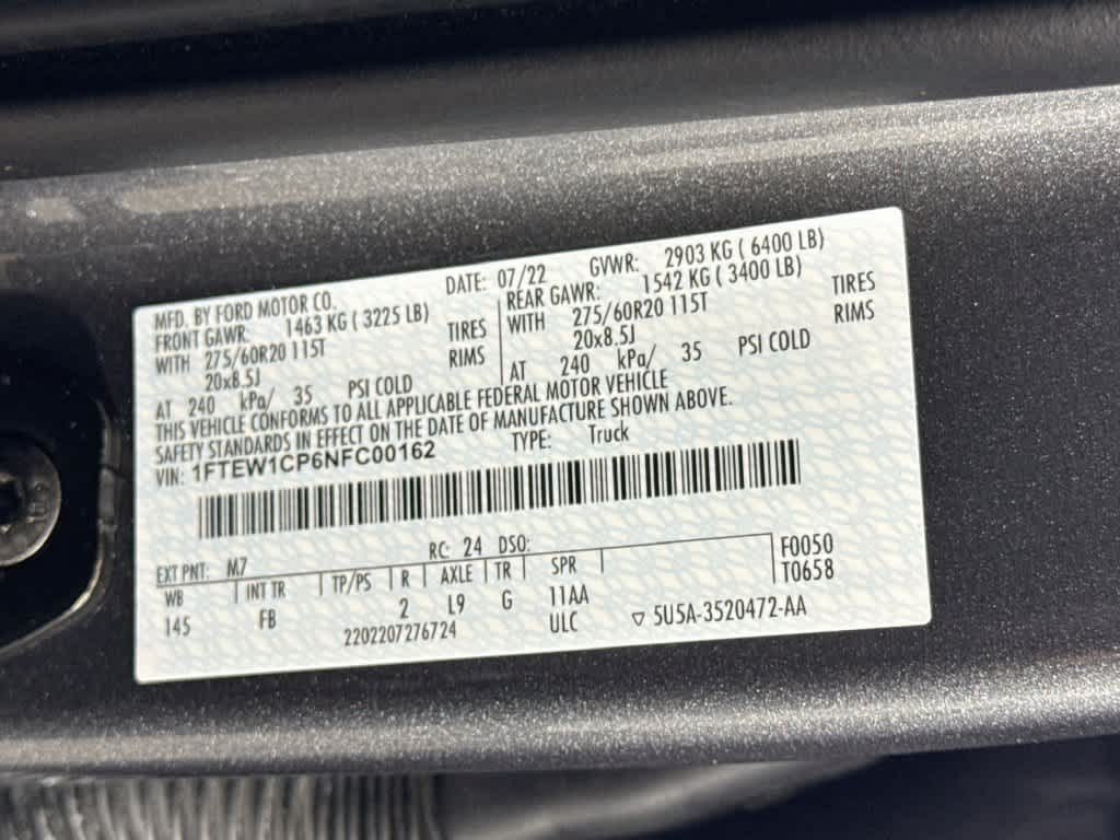 2022 Ford F-150 XLT
