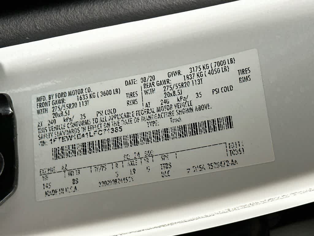 2020 Ford F-150 Base
