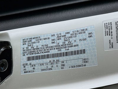 2020 Ford F-150 Platinum