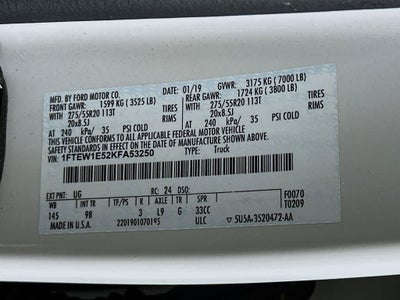 2019 Ford F-150 Platinum