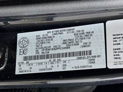 2023 Ford F-150 Tremor