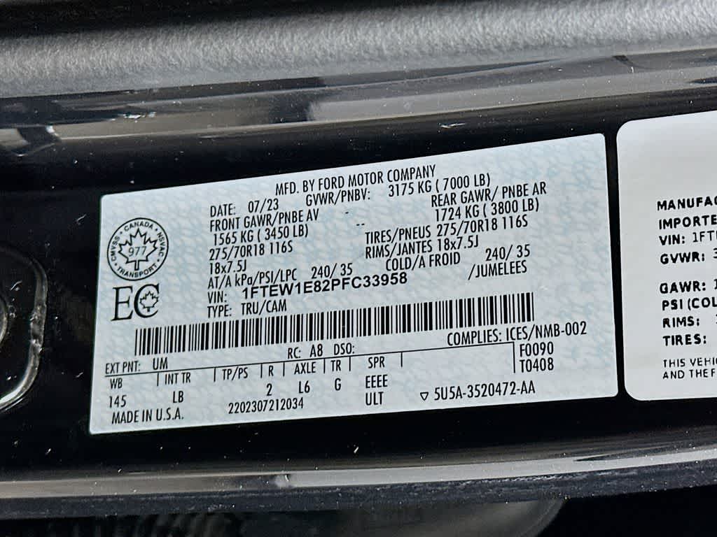 2023 Ford F-150 Tremor