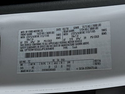 2018 Ford F-150 LARIAT