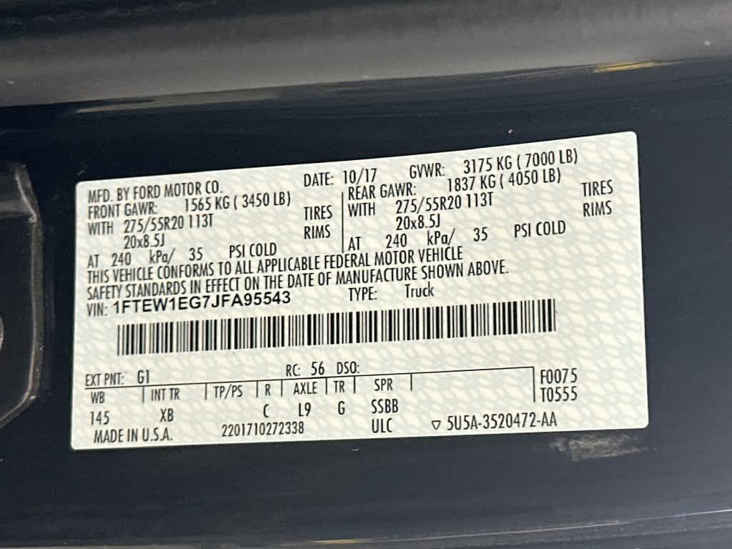 2018 Ford F-150 XLT