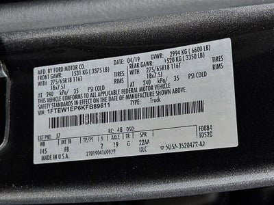 2019 Ford F-150 XLT