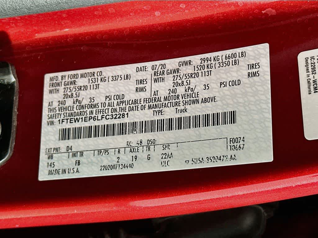 2020 Ford F-150 XLT