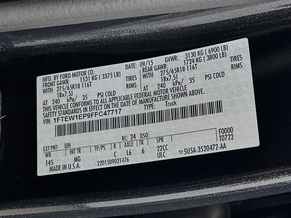 2015 Ford F-150 XLT