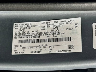 2020 Ford F-150 XLT