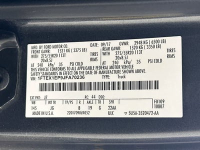 2018 Ford F-150 XL