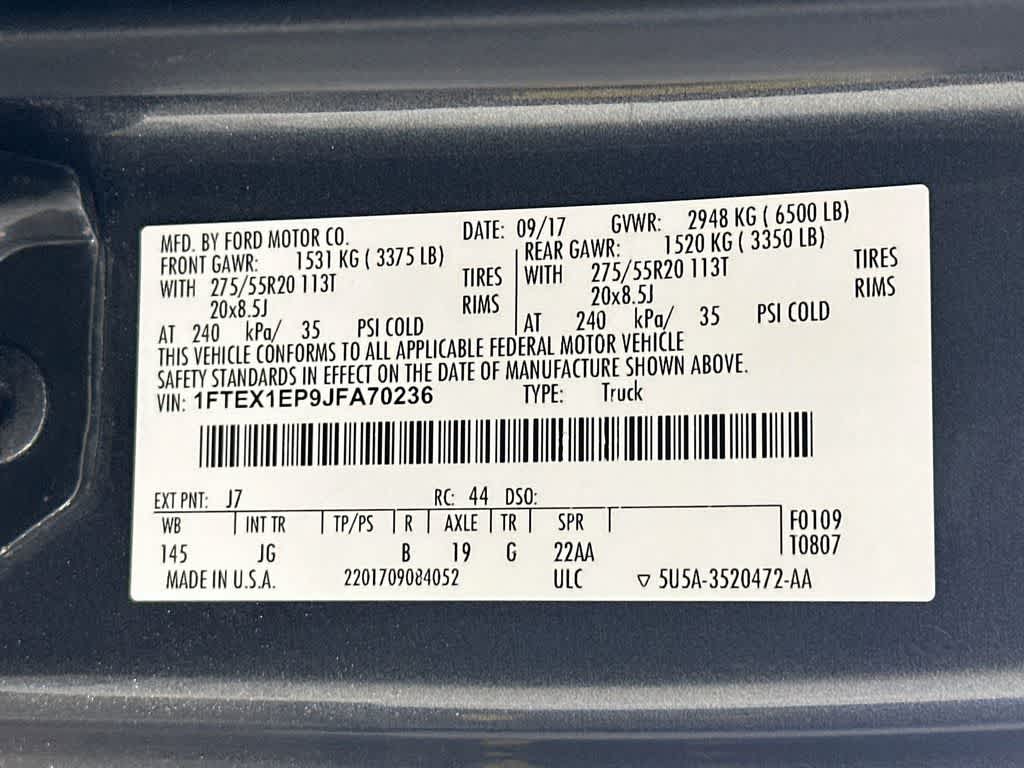 2018 Ford F-150 XL