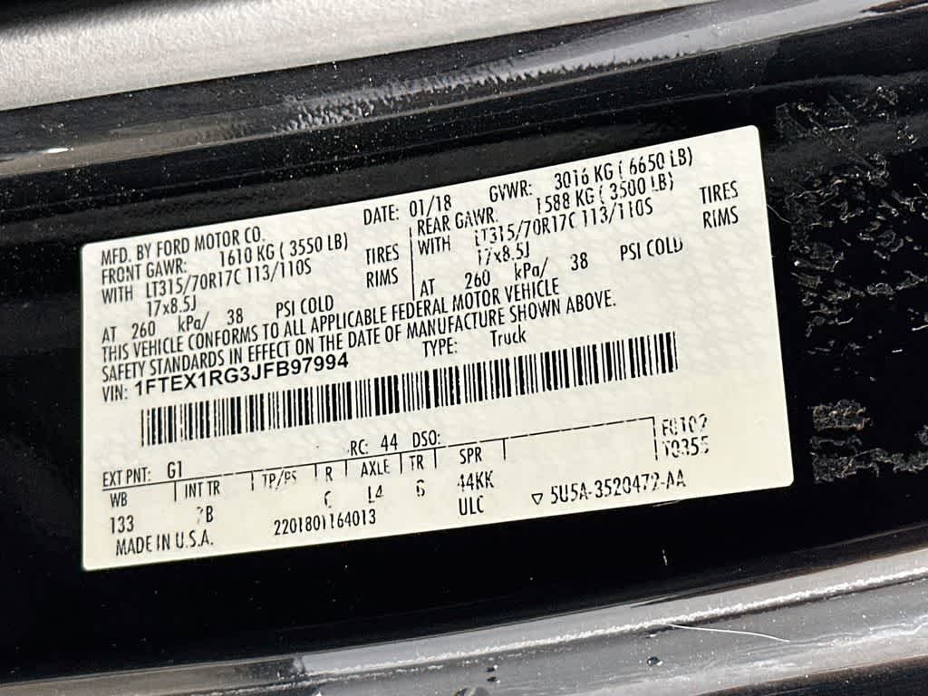 2018 Ford F-150 Raptor