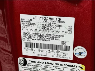 2012 Ford F-150 Lariat