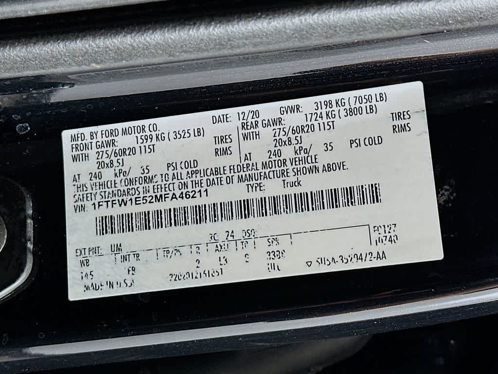 2021 Ford F-150 XLT