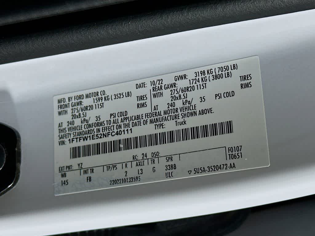 2022 Ford F-150 Base