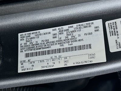 2021 Ford F-150 Platinum